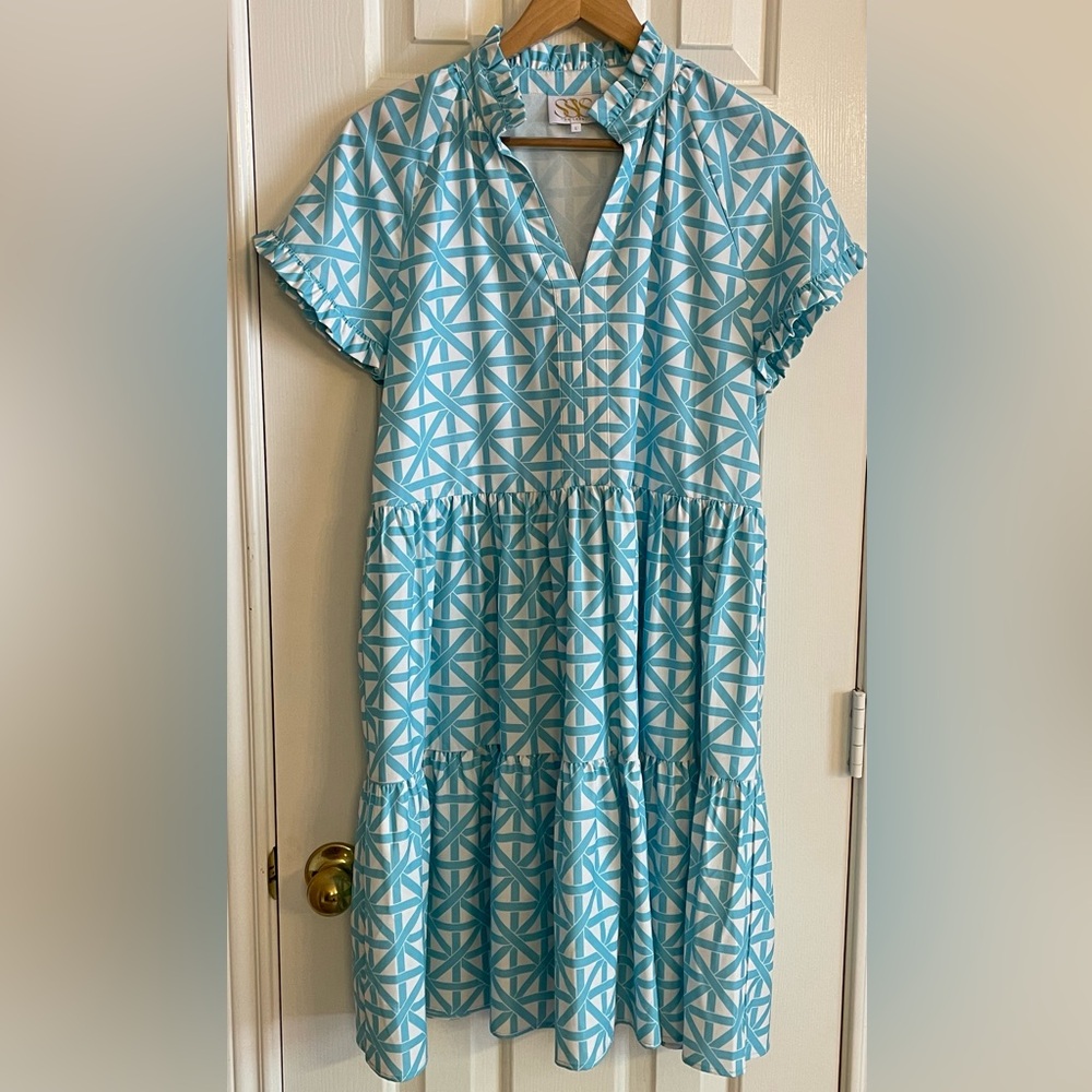 SSYS The Label The Eliza Flutter Sleeve Dress